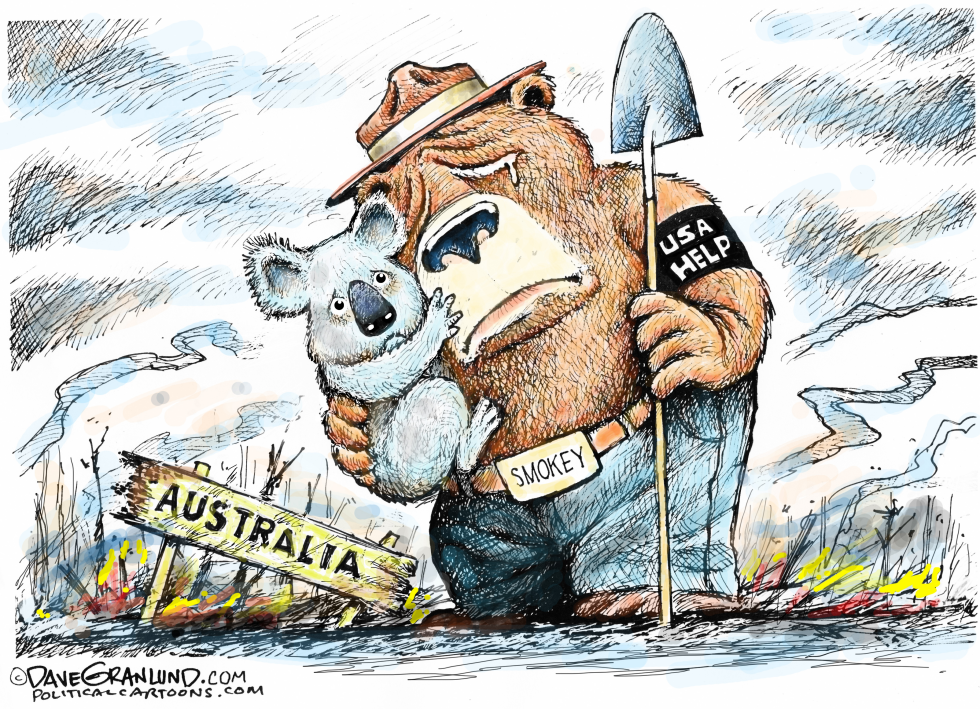  AUSTRALIA FIRES by Dave Granlund