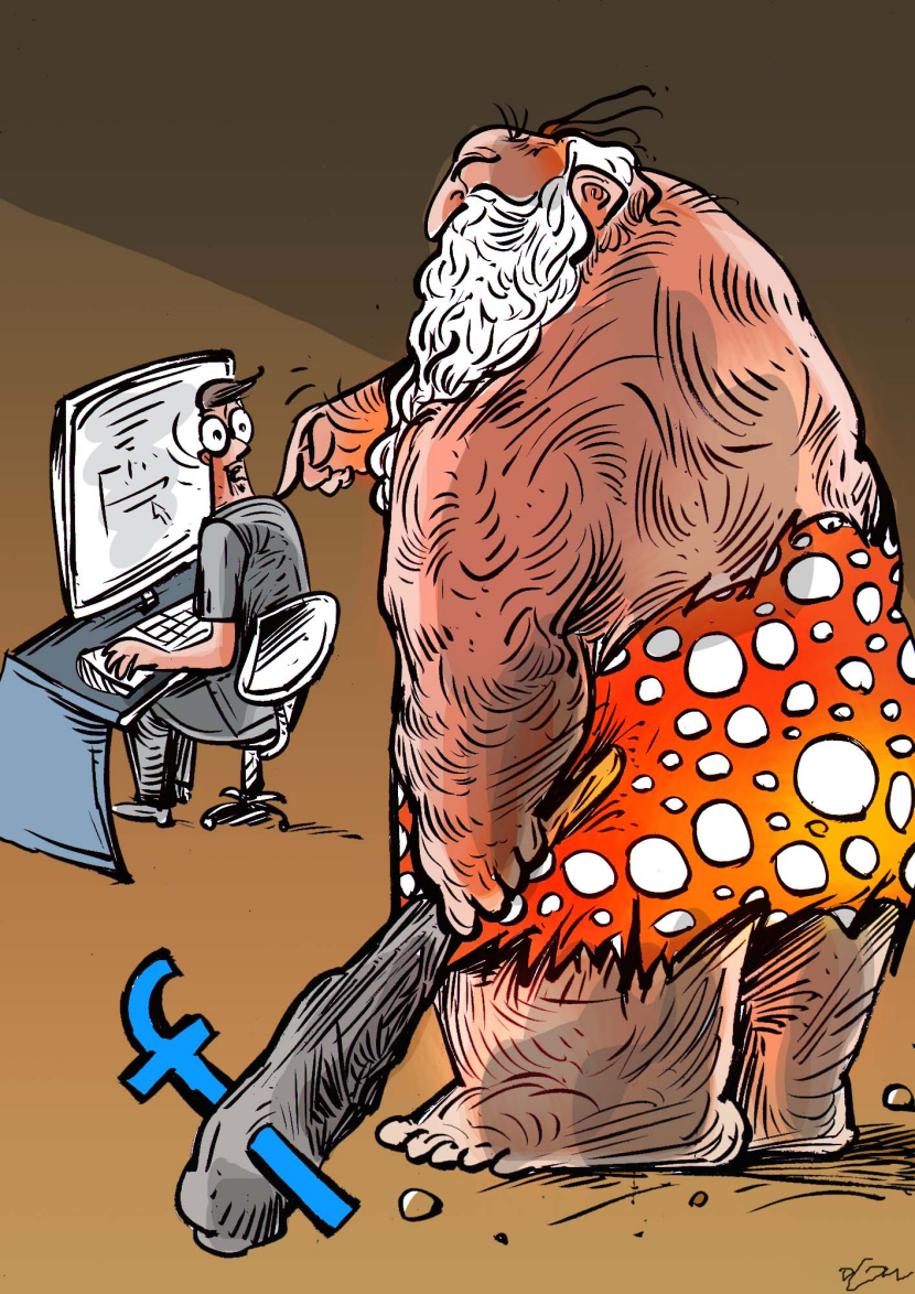 Caveman Facebook