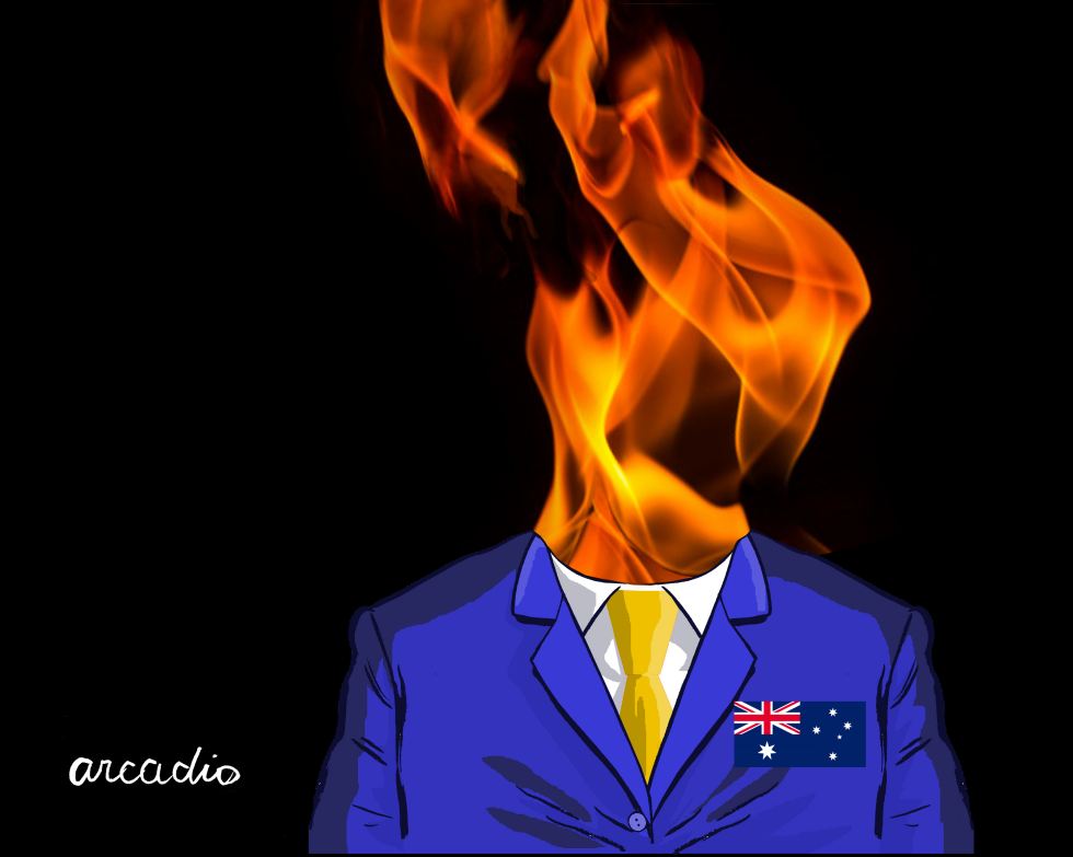 Man and Fire in Australia