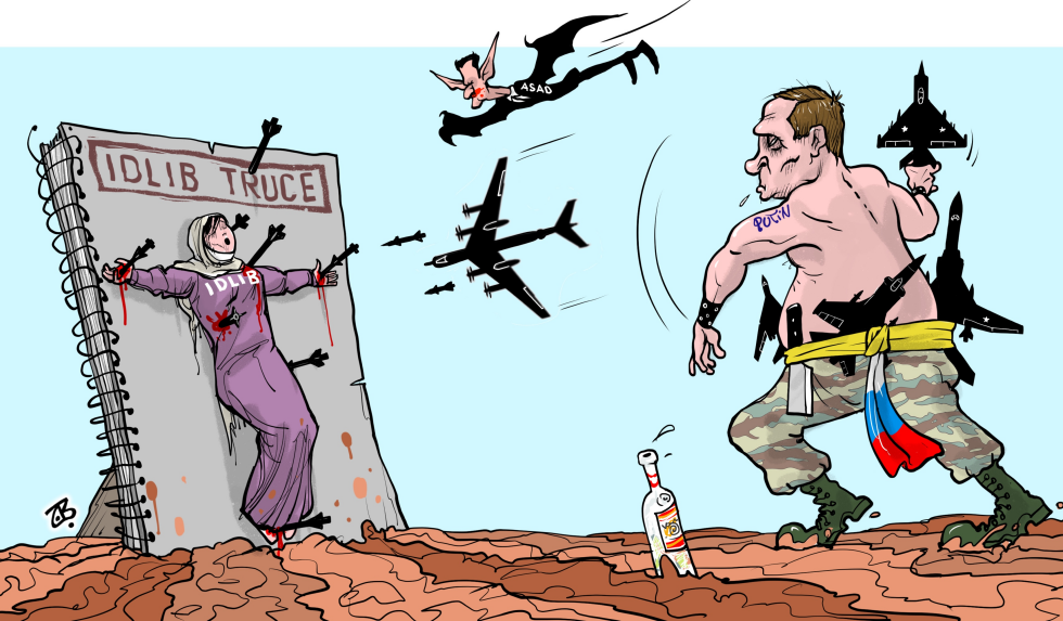 Idlib bombing