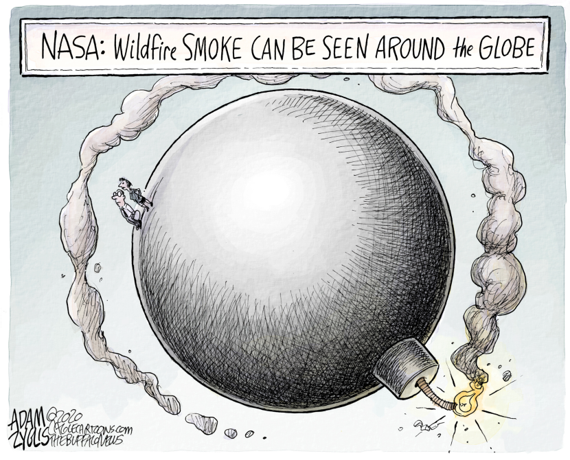 The smoke