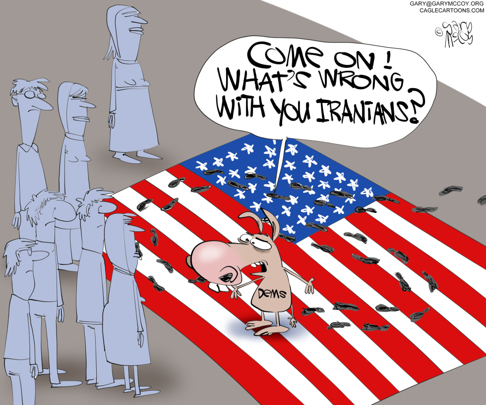 Dems Stomp Flag