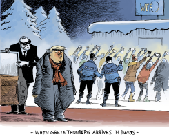 DAVOS 2020 BEGINS by Patrick Chappatte