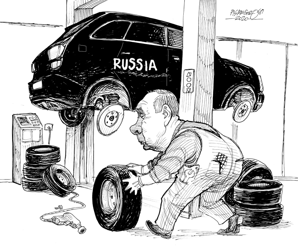 Putin's new tyres