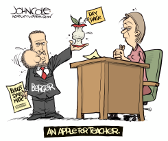 LOCAL NC BERGER'S APPLE FOR TEACHERS by John Cole