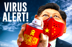 VIRUS ALERT CHINA by Bart van Leeuwen