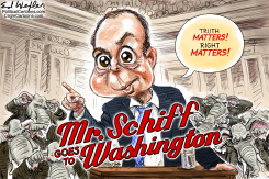 MR SCHIFF GOES TO WASHINGTON by Ed Wexler