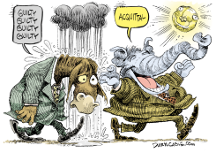DEMS AND GOP ACQUITTAL by Daryl Cagle
