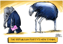 NEW GOP SYMBOL by Dave Whamond