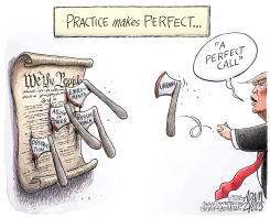PERFECT CALL by Adam Zyglis
