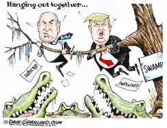 NETANYAHU AND TRUMP ALIKE by Dave Granlund