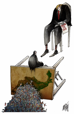 MEXICAN IMMIGRATION AGREEMENT by Angel Boligan