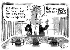 TRUMP AND DRONES by Guy Parsons