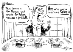 TRUMP AND DRONES by Guy Parsons