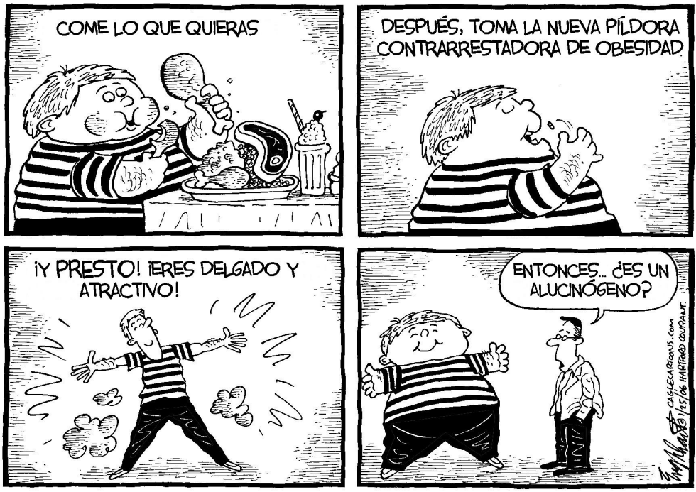  LA PILDORA DE LA OBESIDAD by Bob Englehart