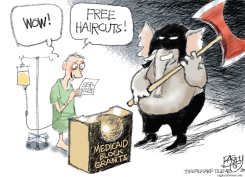 MEDICAID CUTS by Pat Bagley