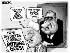 REPUBLICAN STANDARDS by Steve Sack