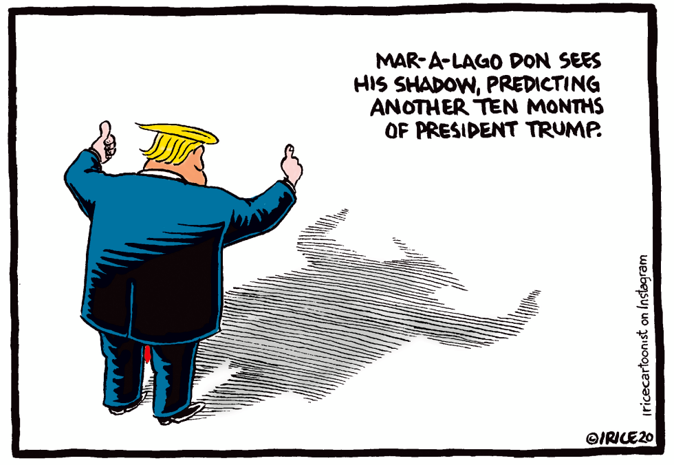 Maralago Don Sees His Shadow