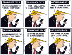 GROUNDHOG DAY AGAIN by Bob Englehart
