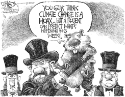 GROUNDHOG CLIMATE CHANGE by John Darkow
