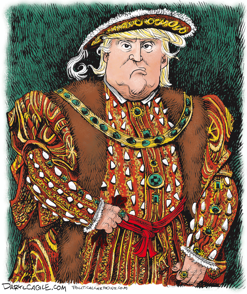 Trump as King Henry VIII REPOST