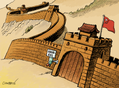 CONTAINING THE CORONAVIRUS by Patrick Chappatte