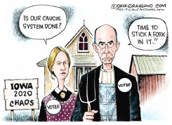 IOWA CAUCUS CHAOS 2020 by Dave Granlund