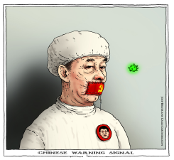 CHINESE WARNING SIGNAL by Joep Bertrams