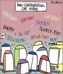 POLITE CAR HORNS   by Chris Slane