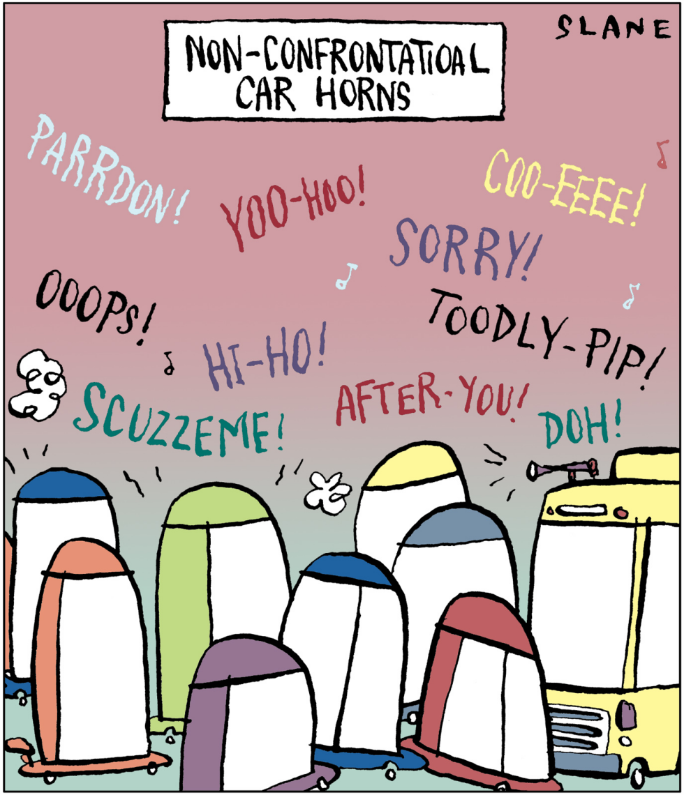 Polite Car Horns -- color