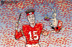 KANSAS CITY CHIEFS' PATRICK MOHOMES by Bruce Plante