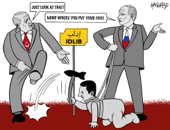 ERDOGAN AND PUTIN IN IDLIB by Rainer Hachfeld