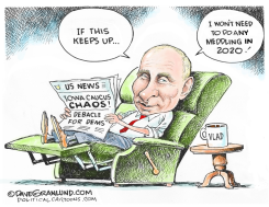 IOWA AND PUTIN 2020 by Dave Granlund
