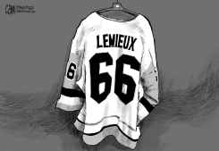 LEMIEUX RETIREMENT by Cam Cardow