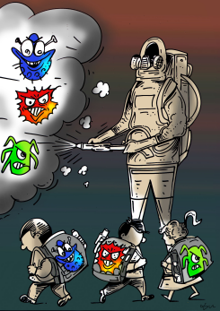 CORONAVIRUS SPREADING by Oguz Gurel