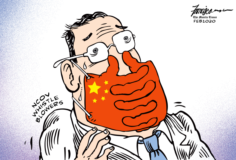 Whistle blowers masked by China