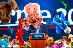 FOREVER YOUNG BERNIE SANDERS by Bart van Leeuwen