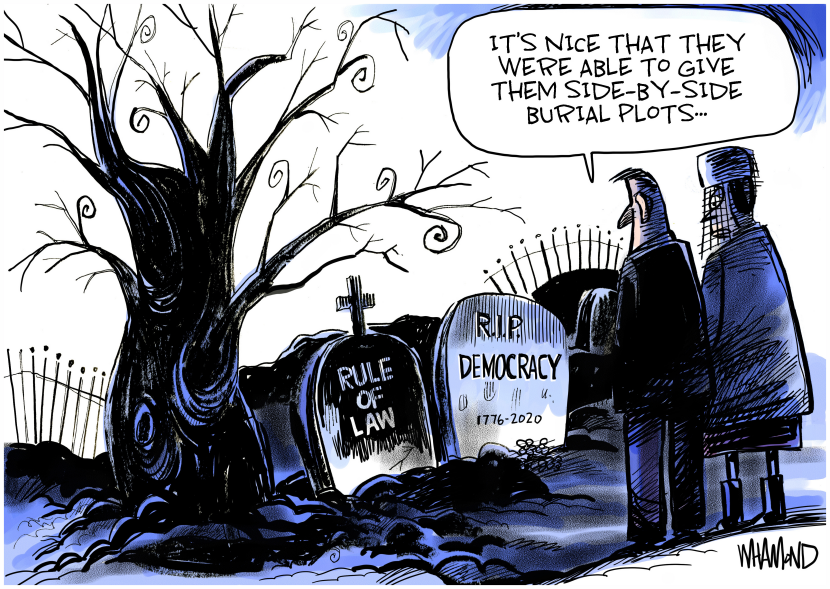 RIP Democracy and Rule of Law
