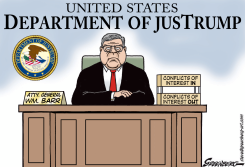 DEPARTMENT OF JUSTRUMP by Steve Greenberg