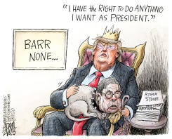 ATTORNEY GENERAL BARR by Adam Zyglis