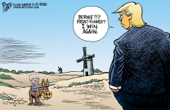 BERNIE VS TRUMP by Bruce Plante