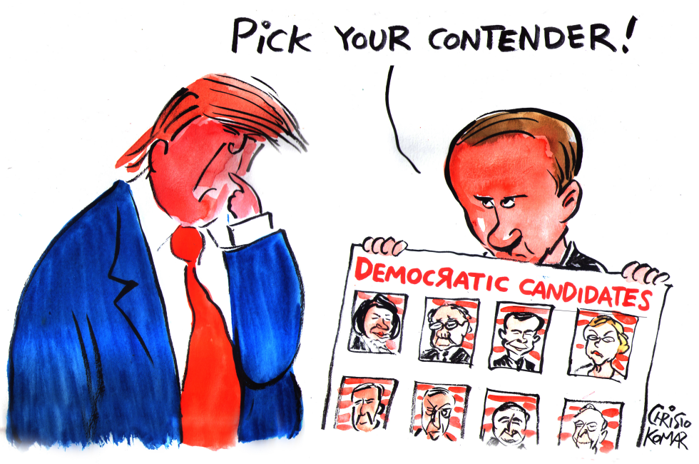 Putin and Democratic candidates