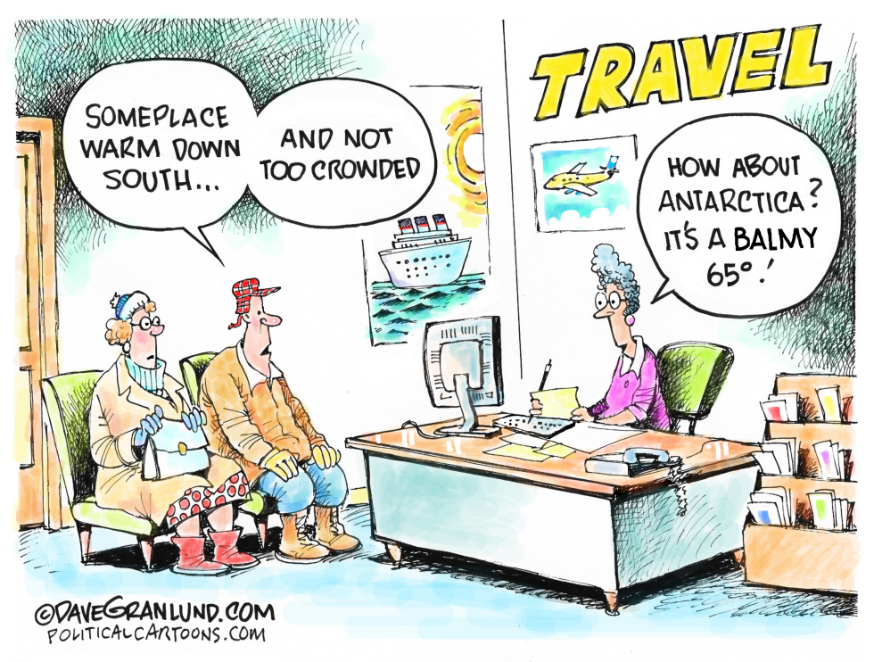 Antarctica warm temps