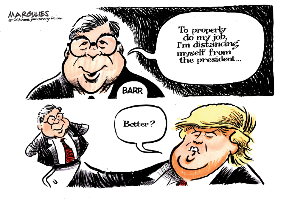 Attorney General Barr and Trump