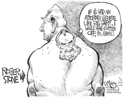BILL LOWERS THE BARR by John Darkow