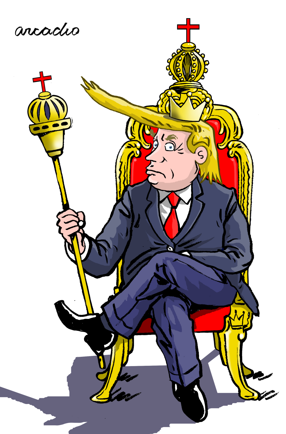 King Trump Cartoons