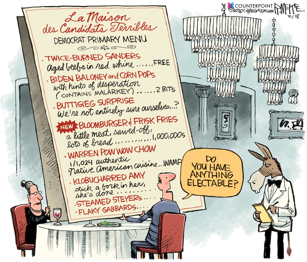 Democrats Menu