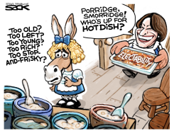 DEMS GOLDILOCKS DILEMMA by Steve Sack