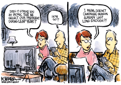 VOTING IN A LEAP YEAR by Jeff Koterba