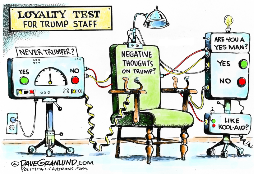 Trump loyalty test